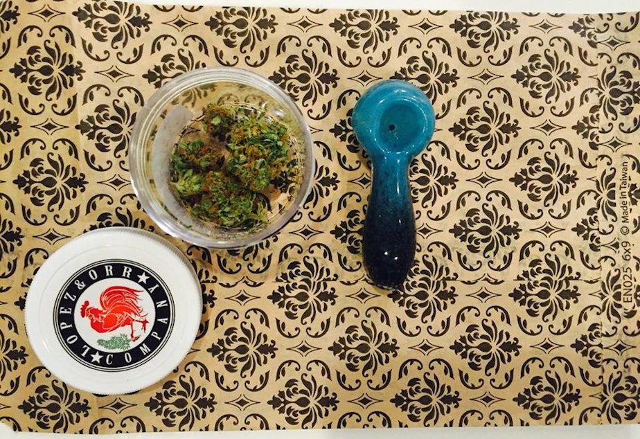 Orange creamsicle, a type of marijuana sold at Have a Heart marijuana retailer in Greenwood, a neighborhood in north Seattle.