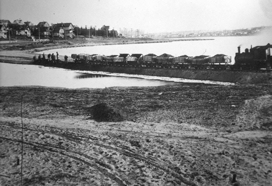 caption: Green Lake, circa 1913