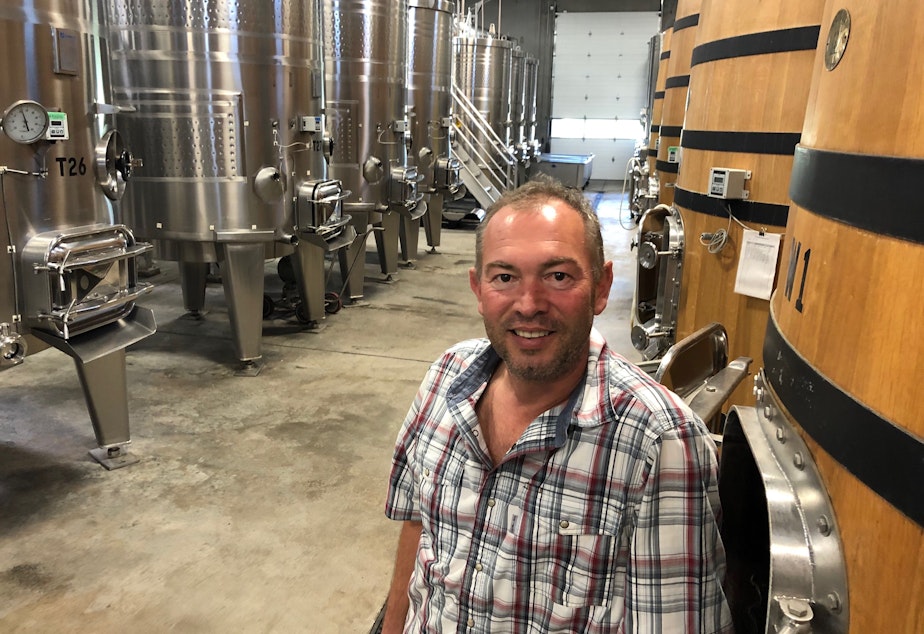 caption: Gilles Nicault, head winemaker at Long Shadows winery in Walla Walla, says quality wine in the can could surprise consumers and make new Northwest wine fans.